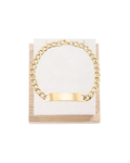 Bar with Thick Chain Bracelet