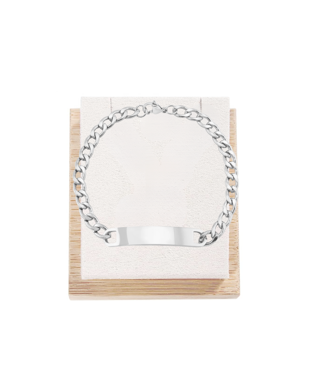 Bar with Thick Chain Bracelet