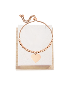 Adjustable Heart Bracelet