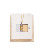 Book Locket with Heart Necklace