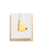 Heart Book Locket Necklace