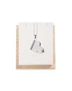 Heart Book Locket Necklace