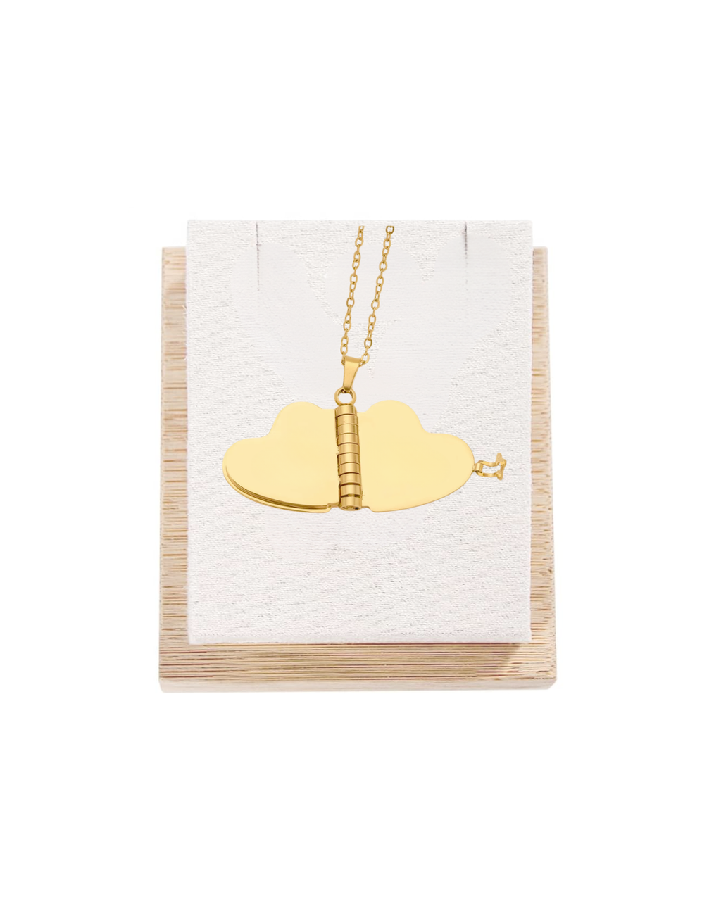 Heart Book Locket Necklace