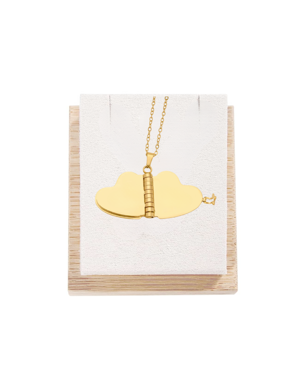 Heart Book Locket Necklace