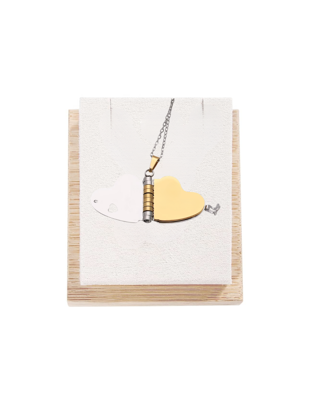 Heart Book Locket Necklace