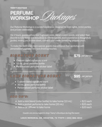 Custom Perfume Workshop