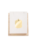 Wide Tag Pendant